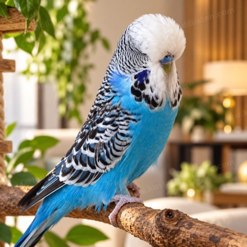 Çekinik Parçalı Muhabbet Kuşu (Recessive Pied)